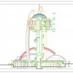 برج تجاري ـ مسكوني - نقشه برج تجاري ـ مسكوني - پلان برج تجاري ـ مسكوني - نمونه موردی برج تجاري ـ مسكوني