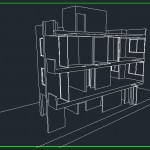 ساختمان 3 طبقه مسکونی,پرسپکتیو ساختمان مسکونی,پرسپکنیوهای ساحتمان,3d ساختمان مسکونی,سه بعدی از ساختمان مسکونی 3 طبقه