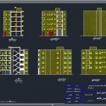 پلان مجتمع های مسکونی - نقشه مجتمع های مسکونی - مسکونی