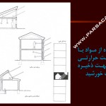 استفاده از فضاي زير بام شيب‌دار به عنوا ن فضاي حائل بين هواي داخل و خارج