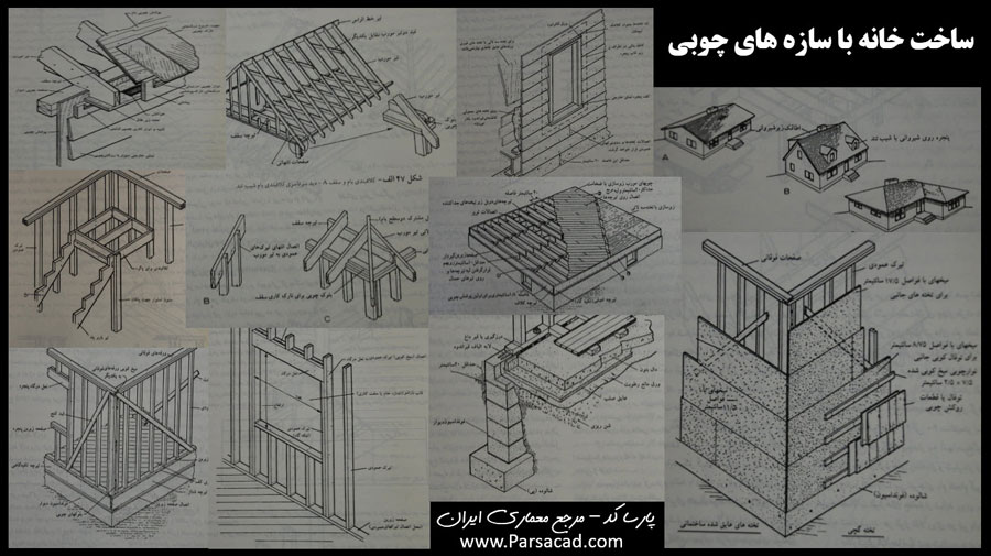 آموزش ساخت خانه های چوبی