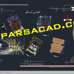 نقشه آمفی تئاتر - پلان آمفی تئاتر - نقشه اتوکدی آمفی تئاتر - دانلود نقشه آمفی تئاتر