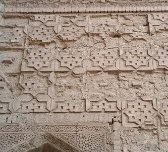 تزیینات آجری مسجد جامع ورامین