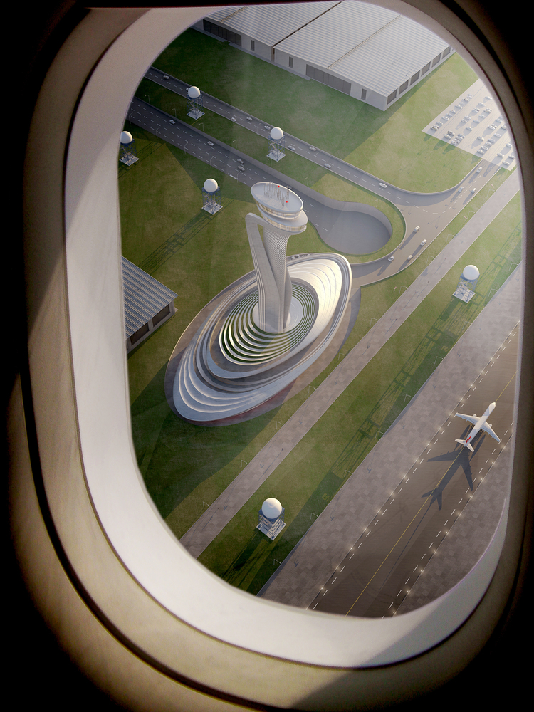 طراحی برج کنترل ترافیک فرودگاه جدید استانبول