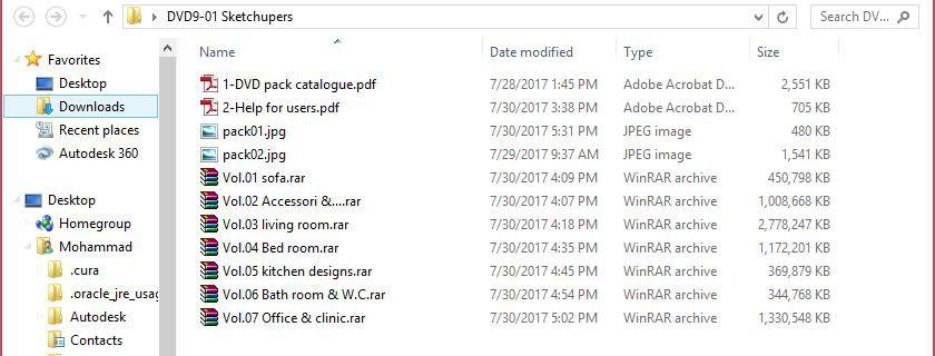 محتویات دی وی دی اول پکیج صحنه ها و کامپوننت های با کیفیت آماده رندر اسکچاپ محتویات دی وی دی اول پکیج صحنه ها و کامپوننت های با کیفیت آماده رندر اسکچاپ